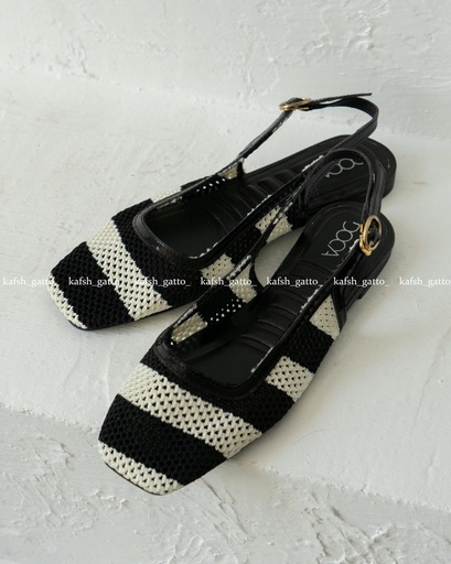 صندل راه راه پشت باز