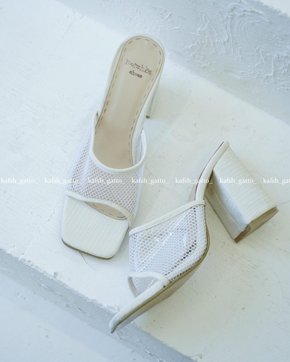 صندل پاشنه توری