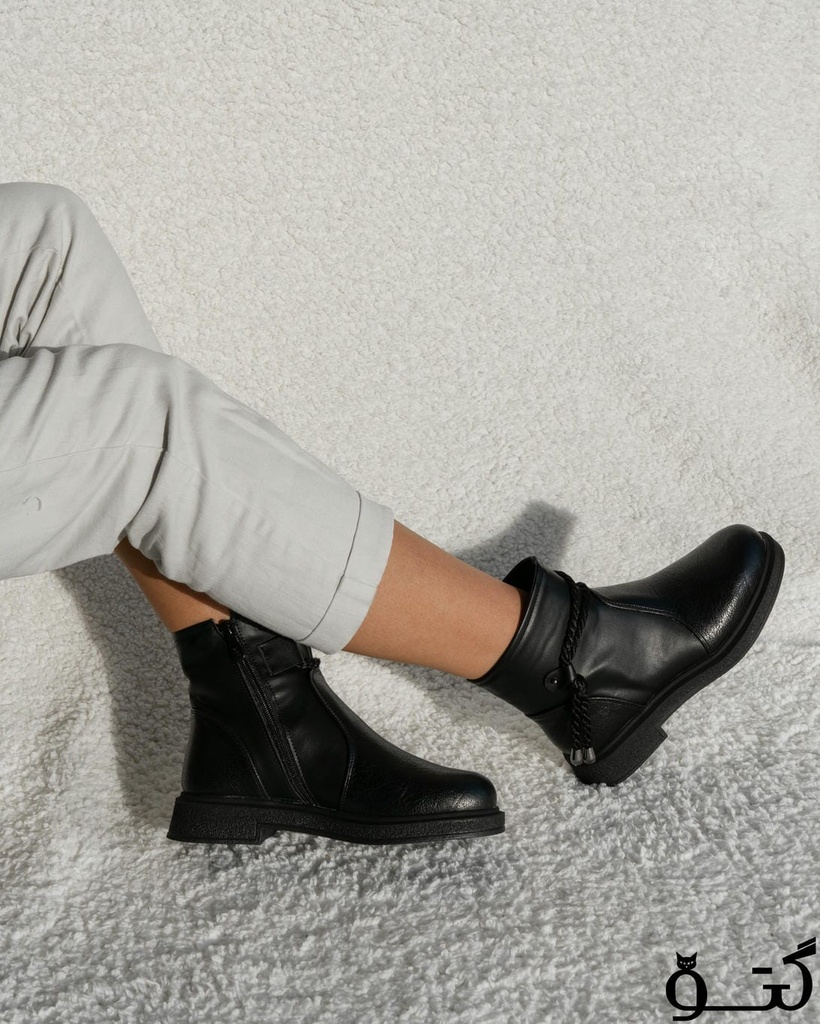 نیم بوت بند بافتی HJ